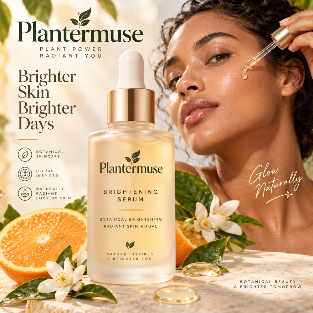 Plantermuse Brightening Serum – Lightweight Daily Radiance Care
