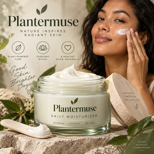 Plantermuse Daily Moisturizer – Lightweight Hydration for Soft, Smooth-Looking Skin