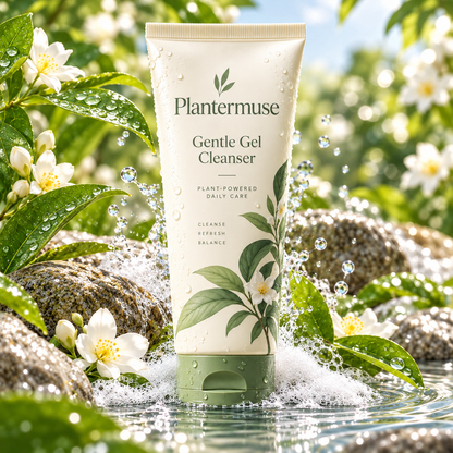 Plantermuse Gentle Gel Cleanser – Daily Refreshing Facial Cleanser