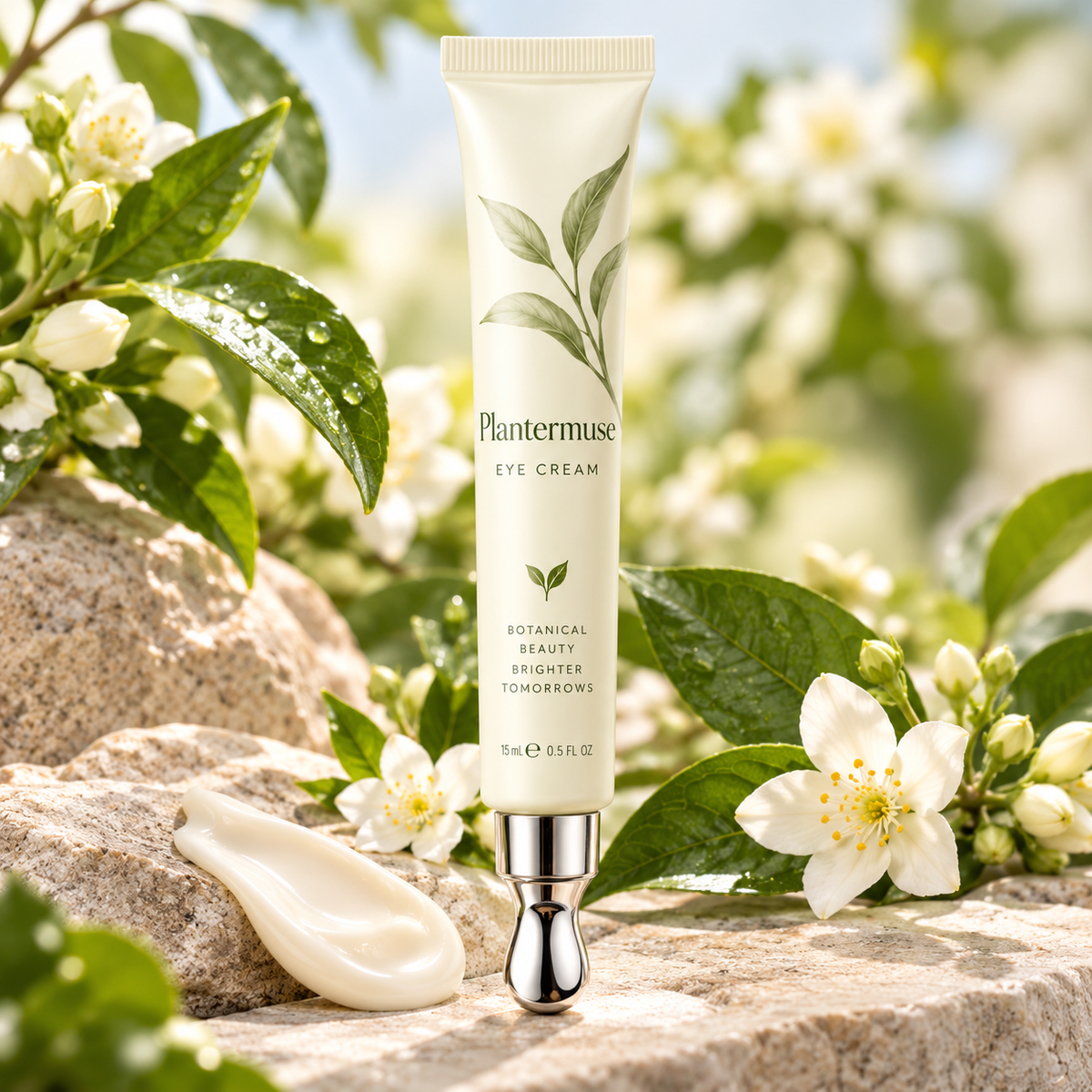 Plantermuse Eye Cream – Cooling Applicator for Fresh, Smooth-Looking Eyes