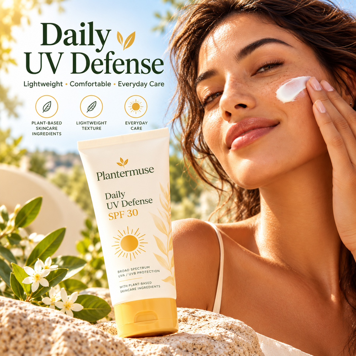 Plantermuse Daily UV Defense SPF 30 – Lightweight Everyday Sun Care
