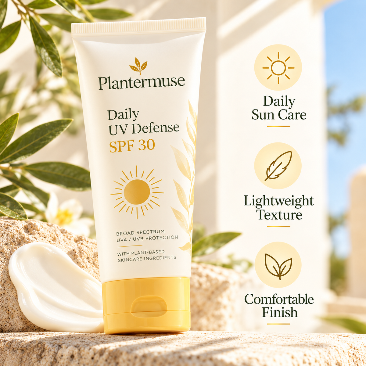 Plantermuse Daily UV Defense SPF 30 – Lightweight Everyday Sun Care