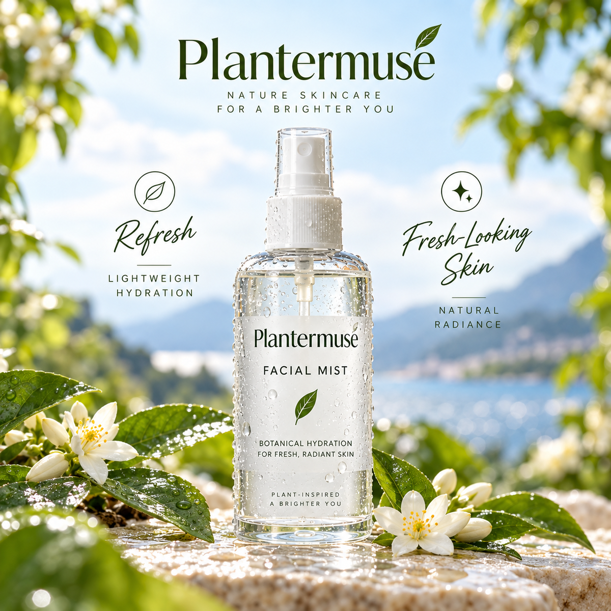 Plantermuse Facial Mist – Lightweight Botanical Hydration for Fresh-Looking Skin