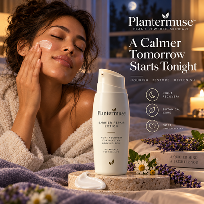 Plantermuse Barrier Repair Lotion – Comforting Night Moisture Care for Soft, Smooth-Looking