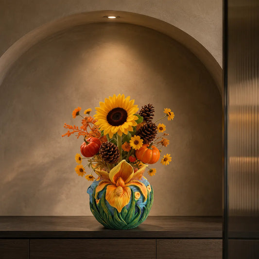 Plantermuse Starry Night Floral Planter Pot