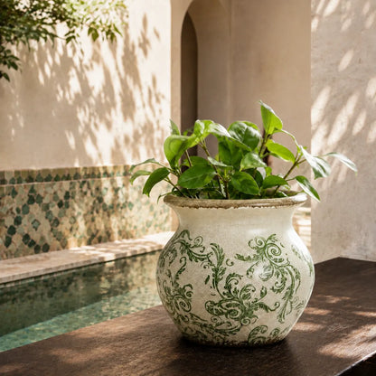 Plantermuse Vintage Crackle Glaze Ceramic Planter