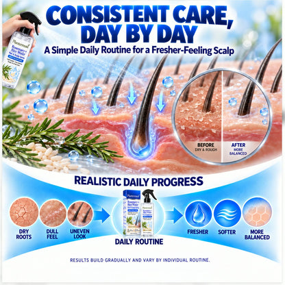 Plantermuse®Refreshing Rosemary & Rice Water Hair & Scalp Spray