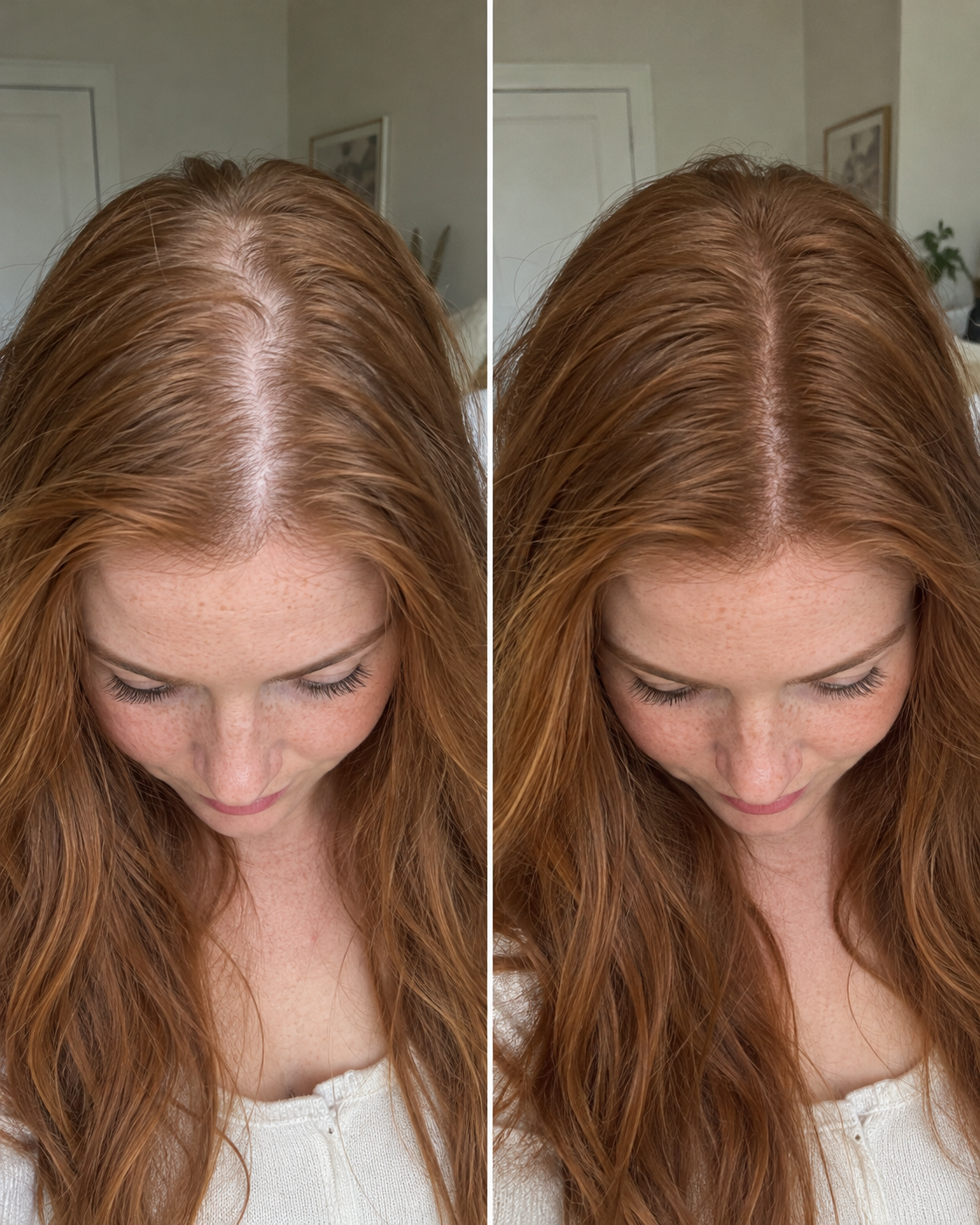Hair care before and after result 2