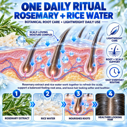 Plantermuse®Refreshing Rosemary & Rice Water Hair & Scalp Spray